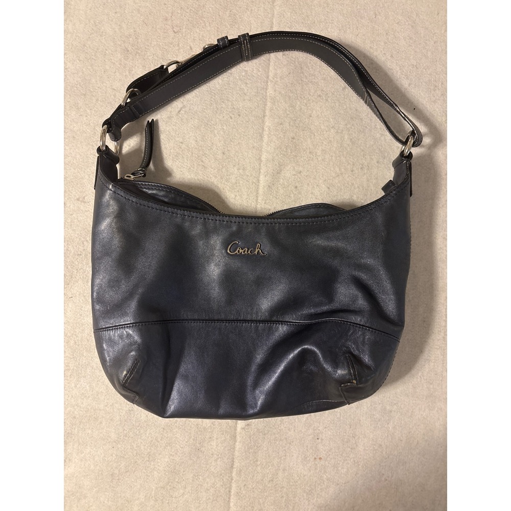 Coach‎ Chelsea Jayden Hobo Bag Womens Black Leather Shoulder Bag F17489 Good